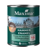 Емаль антикорозійна по металу 3в1, молоткова Maxima сріблястий 2,3 кг
