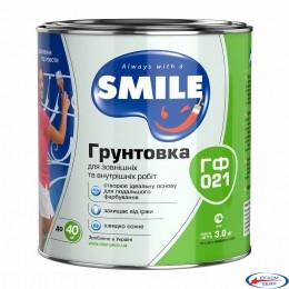 Грунтовка SMILE ГФ-021 2,8 кг белый