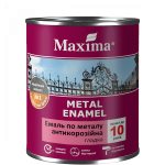 Емаль антикорозійна по металу 3в1, гладка Maxima чорна 20 л